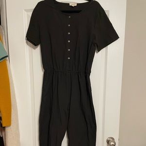 Orange creek, large, black jumpsuit